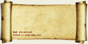 Andrija Perunac vizit kartica